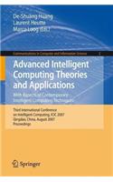 Advanced Intelligent Computing Theories and Applications: With Aspects of Contemporary Intelligent Computing Techniques: Third International Conference on Intelligent Computing, ICIC 2007, Qingdao, China, August 21-24, 2007, Proceedings. Communicat