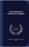 Select Methods in Quantitative Analysis