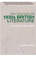 Politics of 1930s British Literature