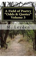 A Field of Poetry: Odds & Quotes