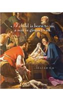 A Child Nativity Christmas Bulletin, Large (Pkg of 50)