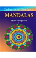 Mandalas: Adult Coloring Book - 1