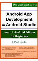 Android App Development in Android Studio
