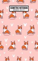 Corgi Isometric Graph Paper Notebook