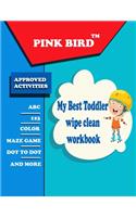 My Best Toddler wipe clean workbook: Learning Sight Words: Includes a Wipe-Clean Pen and Flash 8.5*11in