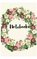 Beautiful Composition Notebook Modern Florals - College Ruled