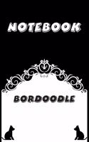 Bordoodle Notebook: Black and White notebook, Decorative Journal for Bordoodle Lover: Notebook /Journal Gift, Black and White,100 pages, 6x9, Soft cover, Mate Finish