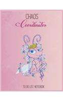 Chaos Coordinator To Do List: Disney Pixar Bugs Life Queen Atta Floral Graphic To Do & Dot Grid Matrix Notebook for Girls Teens Kids Journal College Blank Lined 110 Pages of 8.5"