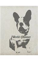 French Bulldog Weekly Planner