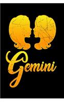 Gemini: Weekly 100 page 6 x9 Dated Calendar Planner and Notebook For 2019-2020 Academic Year