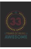 33 Years Of Being Awesome