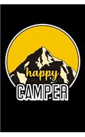 Happy Camper: Hangman Puzzles Mini Game Clever Kids 110 Lined Pages 6 X 9 In 15.24 X 22.86 Cm Single Player Funny Great Gift