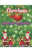 Christmas Adult Color By Numbers: a beautiful colouring book with Christmas designs on a black background, for gloriously vivid colours (Merry Christmas (Christmas designs on a black