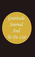 Gratitude Journal And To Do List