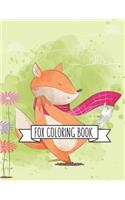 Fox Coloring Book
