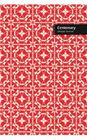 Centenary Lifestyle Journal, Wide Ruled Write-in Dotted Lines, (A5) 6 x 9 Inch, Notebook, 288 pages (144 shts) (Red)