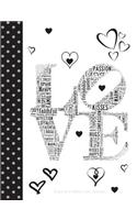 Black and White Love Journal