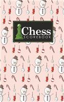 Chess Scorebook: Chess Match Book, Chess Notebook Paper, Chess Score Notebook, Chess Journal, Record Your Games, Log Wins Moves, Tactics & Strategy, Christmas Cover(78 Chess Scorebook)