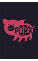 Pork: Blank Lined Journal to Write in - Ruled Writing Notebook