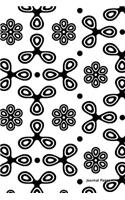 Journal Pages - Black And Whte Design(Unruled)