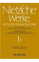 Nietzsche Werke: Kristische Gesamtausgabe