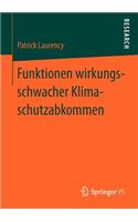 Funktionen Wirkungsschwacher Klimaschutzabkommen