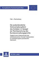 Die Außerdienstliche Wohlverhaltenspflicht Des Soldaten Im Spiegel Der Rechtsprechung Des Bundesverwaltungsgerichts