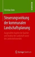 Steuerungswirkung der kommunalen Landschaftsplanung