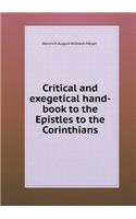 Critical and Exegetical Hand-Book to the Epistles to the Corinthians