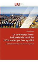 Le Commerce Intra-Industriel de Produits Différenciés Par Leur Qualité