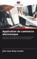 Application de commerce électronique