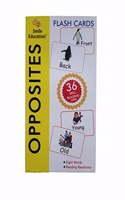 Smile Opposites Flash Cards, 36 Skill Building Cards Two Sided