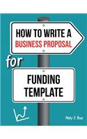 How To Write A Business Proposal For Funding Template