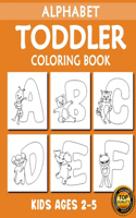 Toddler Alphabet Coloring Book