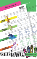 Learning to Trace Lines Shapes Letters Numbers