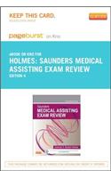 Saunders Medical Assisting Exam Review - Pageburst E-Book on Kno (Retail Access Card)