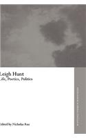 Leigh Hunt: Life, Poetics, Politics