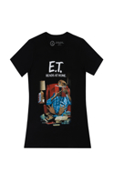 E.T. Reads at Home Women's Crew T-Shirt X-Large