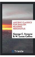 Ancient Classics for English Readers. Herodotus
