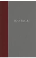 KJV, Thinline Reference Bible, Cloth Over Board, Burgundy/Gray, Red Letter Edition