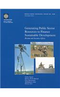 Generating Public Sector Resources to Finance Sustainable Development