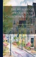 History of the Old South Church in Boston