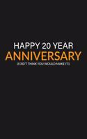 Happy 20 Year Anniversary
