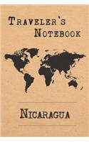 Traveler's Notebook Nicaragua: 6x9 Travel Journal or Diary with prompts, Checklists and Bucketlists perfect gift for your Trip to Nicaragua for every Traveler