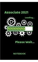 Associate 2021 Loading: Squared Notebook - Journal Diary - A5 Format - Squared Pages