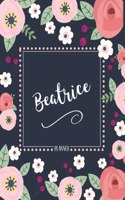 Beatrice: Diario Agenda Settimanale Datato con Calendario, Date da Ricordare, Obiettivi, Priorita' e spazio Appunti per i tuoi Pensieri! Weekly Planner 12 Mes