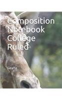 Composition Notebook College Ruled