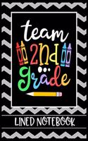 Team 2nd Grade Lined Notebook