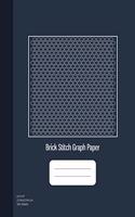 Brick Stitch Graph Paper: Beadwork Stitch Patterns, Brick Stitch Beadwork, 100 Sheets (8.5x11)