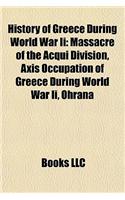 History of Greece During World War II: Massacre of the Acqui Division